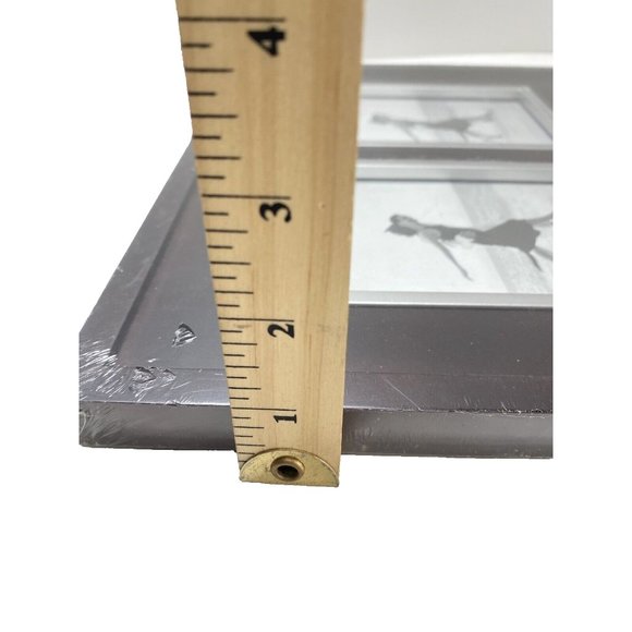 Double Rectangle Thick Bordered Collage Photo Frame - Sealed - ** As Is Damaged - Picture 7 of 7